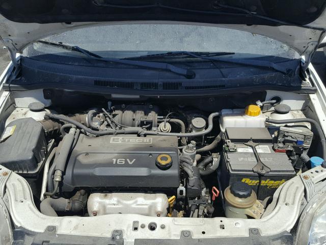 KL1TD56627B053945 - 2007 CHEVROLET AVEO BASE Ağ foto 7