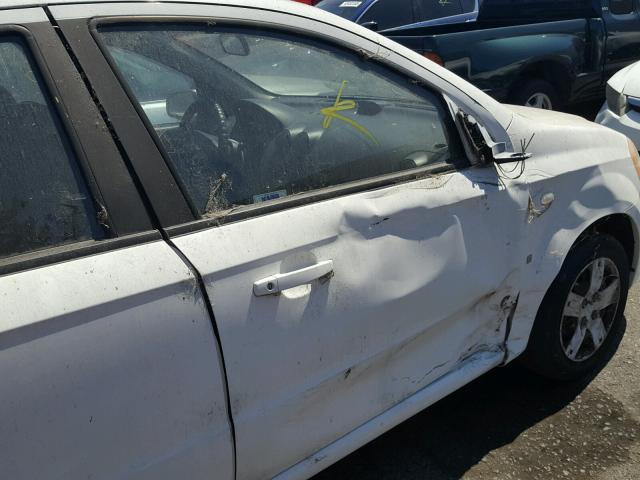 KL1TD56627B053945 - 2007 CHEVROLET AVEO BASE Ağ foto 9