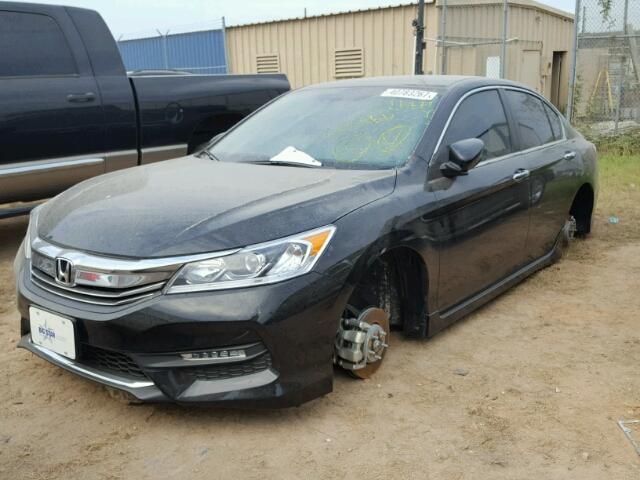 1HGCR2F10HA253339 - 2017 HONDA ACCORD SPO BLACK photo 2