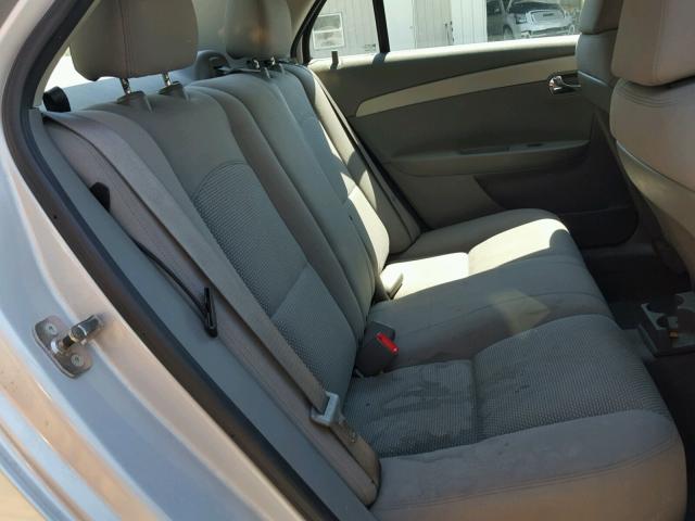 1G1ZC5E11BF320059 - 2011 CHEVROLET MALIBU 1LT SILVER photo 6