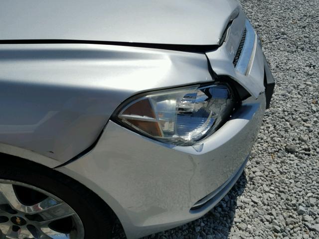 1G1ZC5E11BF320059 - 2011 CHEVROLET MALIBU 1LT SILVER photo 9