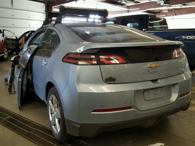 1G1RB6E47EU136005 - 2014 CHEVROLET VOLT SILVER photo 3