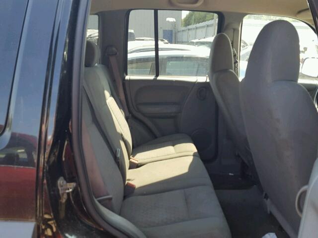 1J4GL48K35W525989 - 2005 JEEP LIBERTY SP BLACK photo 6