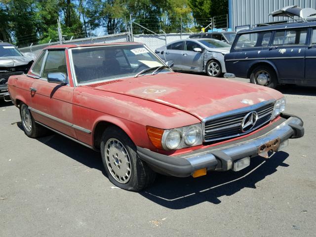 WDB10704412063775 - 1980 MERCEDES-BENZ 450 SL RED photo 1