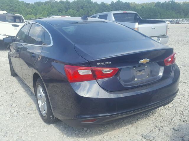 1G1ZB5ST1HF222201 - 2017 CHEVROLET MALIBU LS Mavi foto 3