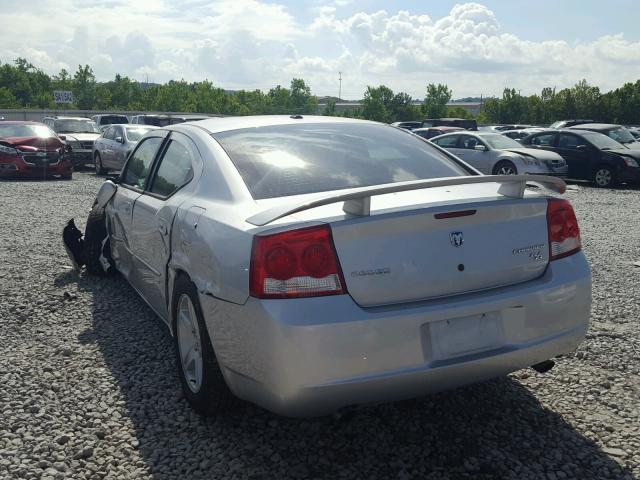 2B3CA8CT4AH291387 - 2010 DODGE CHARGER R/ SILVER photo 3