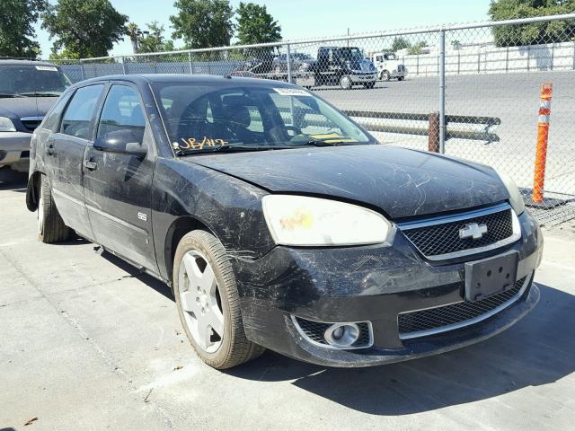 1G1ZW63116F278658 - 2006 CHEVROLET MALIBU MAX შავი ფოტო 1