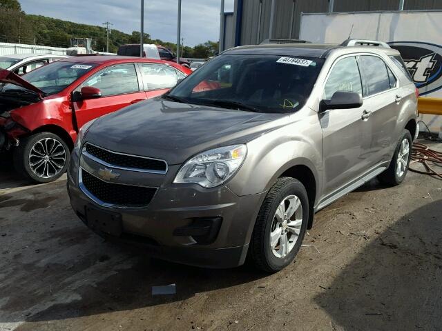 2CNALDEC6B6450876 - 2011 CHEVROLET EQUINOX LT BROWN photo 2