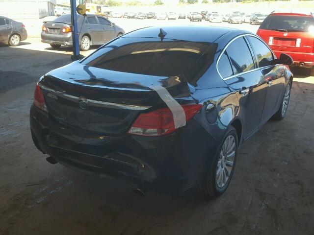 2G4GS5EV1D9167968 - 2013 BUICK REGAL PREM BLACK photo 4