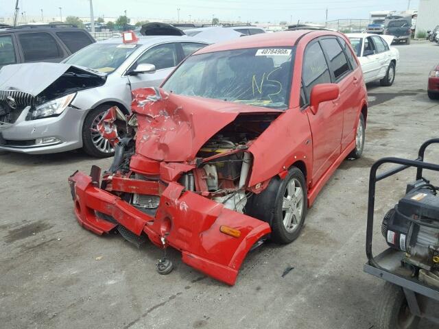 JS2RC41H035208693 - 2003 SUZUKI AERIO SX RED photo 2