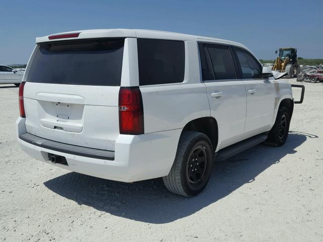 1GNLC2EC0FR635346 - 2015 CHEVROLET TAHOE POLI WHITE photo 4