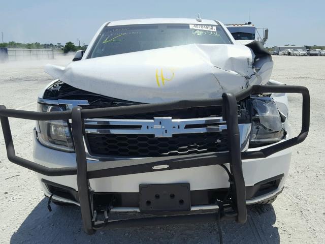 1GNLC2EC0FR635346 - 2015 CHEVROLET TAHOE POLI WHITE photo 7