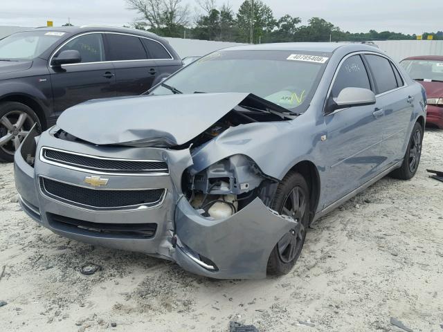 1G1ZH57B18F235450 - 2008 CHEVROLET MALIBU 1LT ლურჯი ფოტო 2
