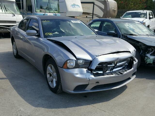 2C3CDXBG9EH168926 - 2014 DODGE CHARGER SE GRAY photo 1