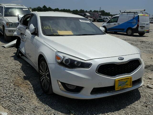 KNALN4D76E5119398 - 2014 KIA CADENZA PR WHITE photo 1