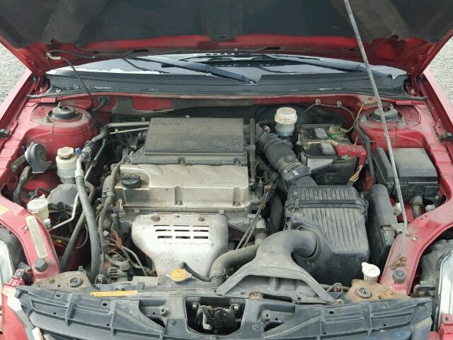 4A3AB36F09E010424 - 2009 MITSUBISHI GALANT ES RED photo 7