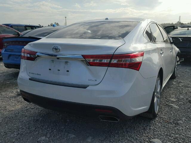 4T1BK1EB7DU066445 - 2013 TOYOTA AVALON BAS WHITE photo 4