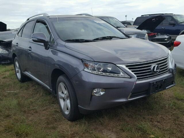 2T2BK1BA2EC230923 - 2014 LEXUS RX 350 GRAY photo 1