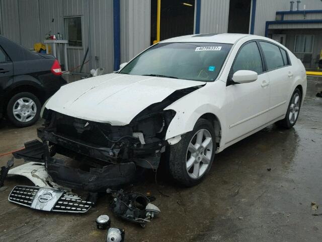 1N4BA41E85C840143 - 2005 NISSAN MAXIMA SE WHITE photo 2