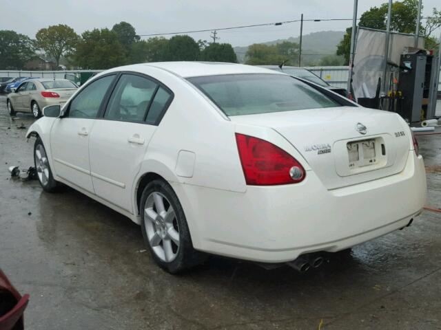 1N4BA41E85C840143 - 2005 NISSAN MAXIMA SE WHITE photo 3