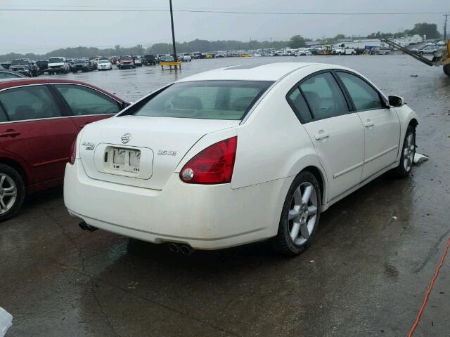 1N4BA41E85C840143 - 2005 NISSAN MAXIMA SE WHITE photo 4