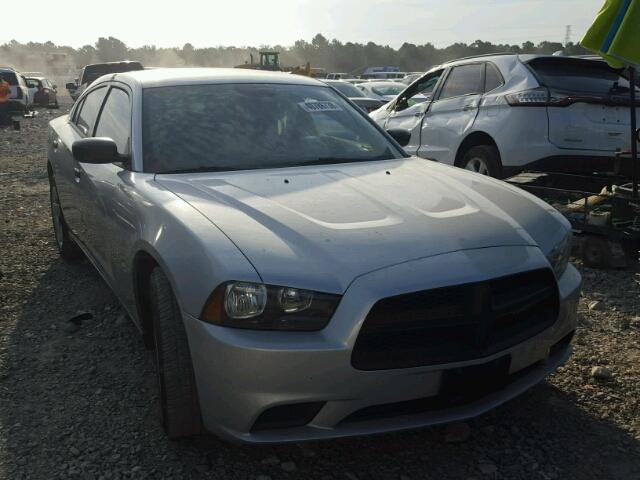 2C3CDXAT6EH349710 - 2014 DODGE CHARGER PO SILVER photo 1