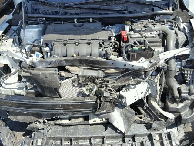 3N1AB7APXHY294613 - 2017 NISSAN SENTRA S SILVER photo 7