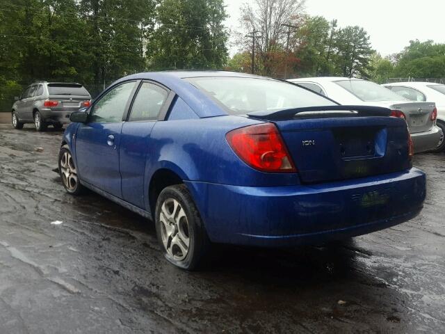 1G8AW12F55Z165517 - 2005 SATURN ION LEVEL BLUE photo 3