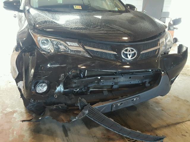 2T3WFREV8EW125221 - 2014 TOYOTA RAV4 XLE BLACK photo 9