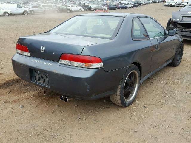 JHMBB6248VC015307 - 1997 HONDA PRELUDE GREEN photo 4