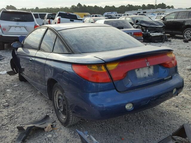 1G8ZR12752Z274364 - 2002 SATURN SC2 BLUE photo 3