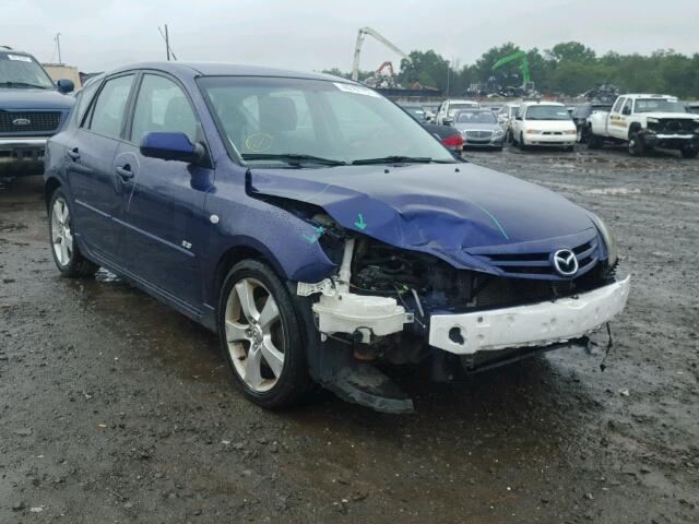 JM1BK143551316279 - 2005 MAZDA 3 HATCHBAC PURPLE photo 1