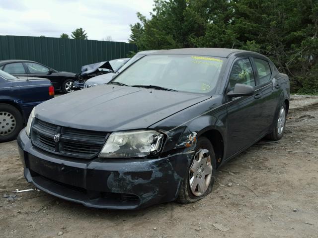 1B3LC46J18N141543 - 2008 DODGE AVENGER SE BLACK photo 2