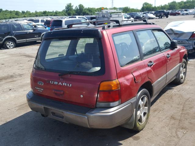 JF1SF6553XH701731 - 1999 SUBARU FORESTER S 红色 照片 4