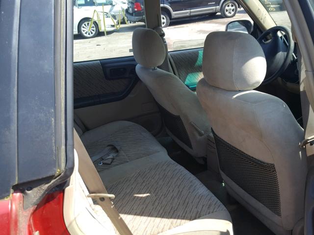 JF1SF6553XH701731 - 1999 SUBARU FORESTER S 红色 照片 6