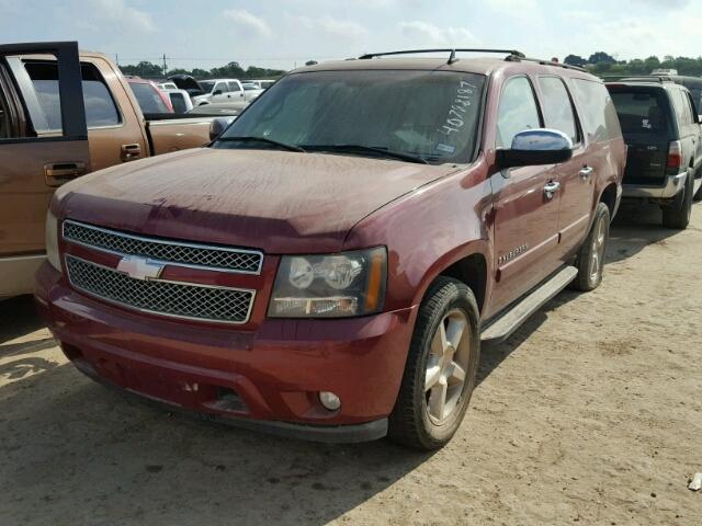 3GNFC16J87G247576 - 2007 CHEVROLET SUBURBAN C MAROON photo 2