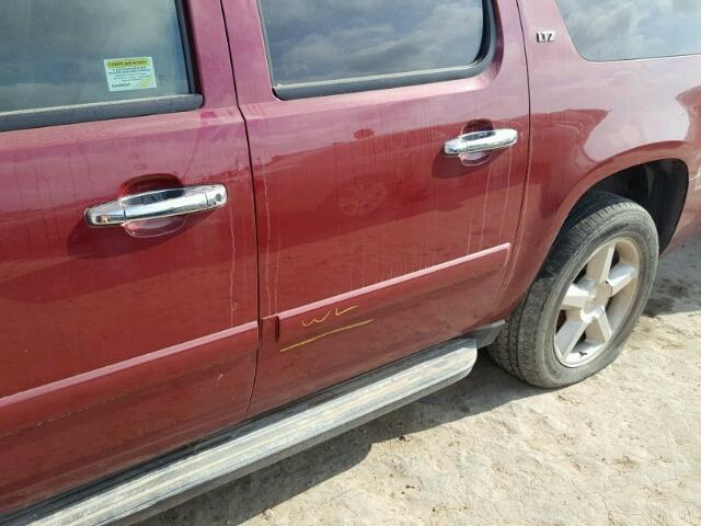 3GNFC16J87G247576 - 2007 CHEVROLET SUBURBAN C MAROON photo 9