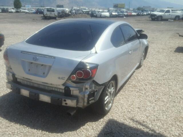 JTKDE167780232600 - 2008 TOYOTA SCION TC SILVER photo 4