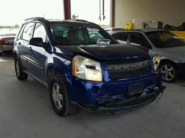 2CNDL13F376028547 - 2007 CHEVROLET EQUINOX LS BLUE photo 1