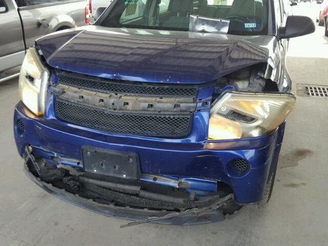 2CNDL13F376028547 - 2007 CHEVROLET EQUINOX LS BLUE photo 9