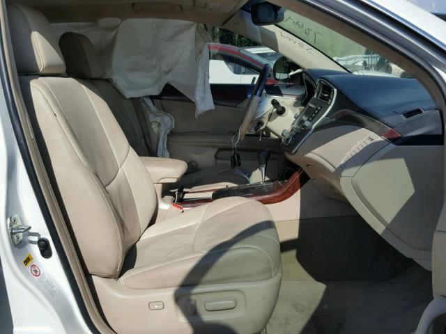 4T1BK3DB0CU465936 - 2012 TOYOTA AVALON BAS WHITE photo 5