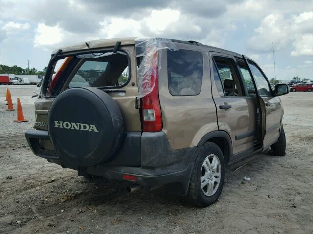 SHSRD78814U251995 - 2004 HONDA CR-V EX GOLD photo 4