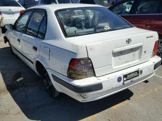 JT2BC52LXT7048968 - 1996 TOYOTA TERCEL DX WHITE photo 3