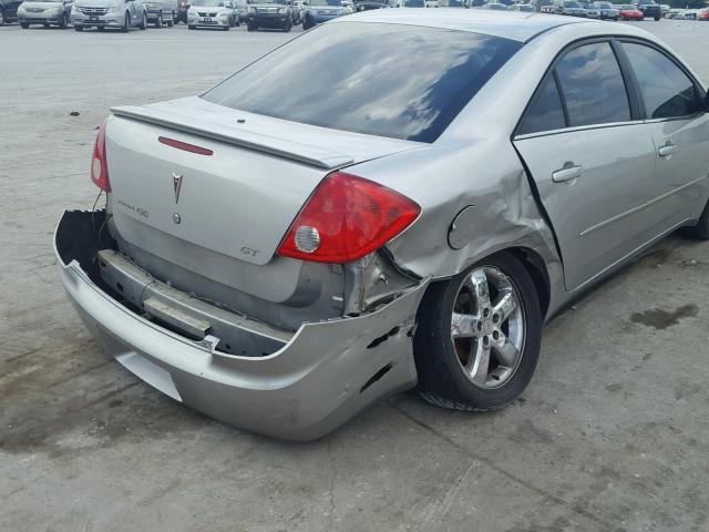 1G2ZH558X64114802 - 2006 PONTIAC G6 GT SILVER photo 9