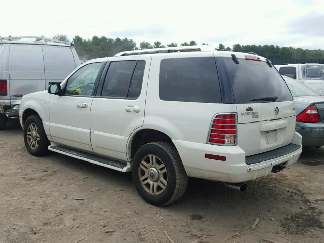 4M2DU86W84ZJ47730 - 2004 MERCURY MOUNTAINEE WHITE photo 3