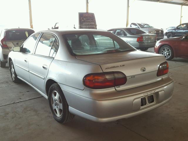 1G1NE52J52M531256 - 2002 CHEVROLET MALIBU LS ვერცხლისფერი ფოტო 3