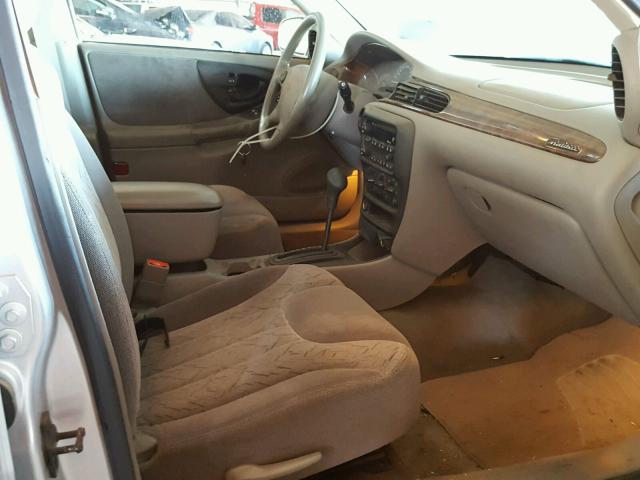1G1NE52J52M531256 - 2002 CHEVROLET MALIBU LS ვერცხლისფერი ფოტო 5