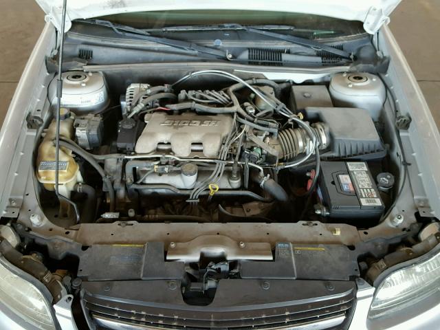 1G1NE52J52M531256 - 2002 CHEVROLET MALIBU LS ვერცხლისფერი ფოტო 7