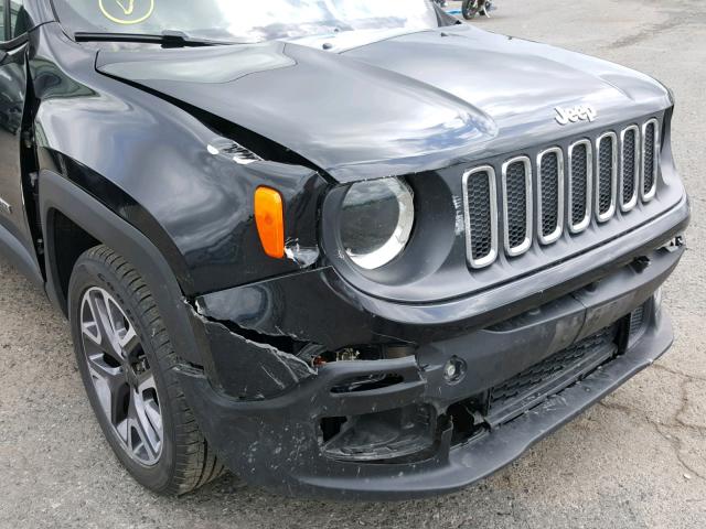 ZACCJABTXFPB31219 - 2015 JEEP RENEGADE L BLACK photo 9