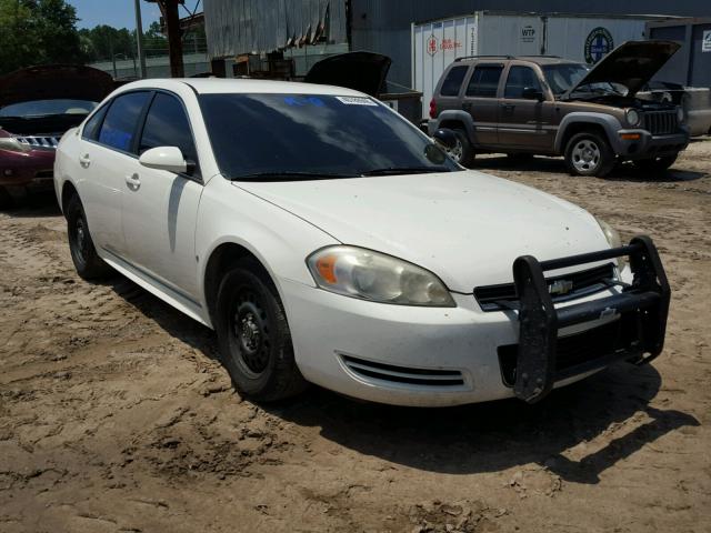 2G1WS57M891237629 - 2009 CHEVROLET IMPALA POL WHITE photo 1